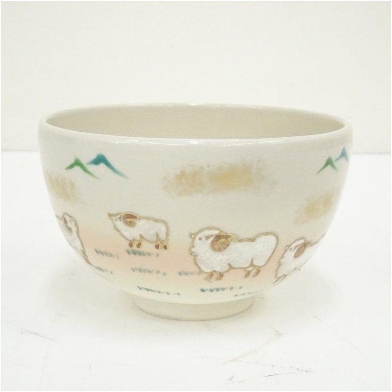 茶道具 茶碗 仁清 色絵 竜田川 京焼 上山善峰 新品未使用 茶道具 茶碗 仁清 色絵 竜田川 京焼 上山善峰 新品未使用 - メルカリ