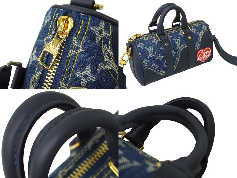 極美品 LOUIS VUITTON ルイ ヴィトン × NIGO コラボ キーポルXS