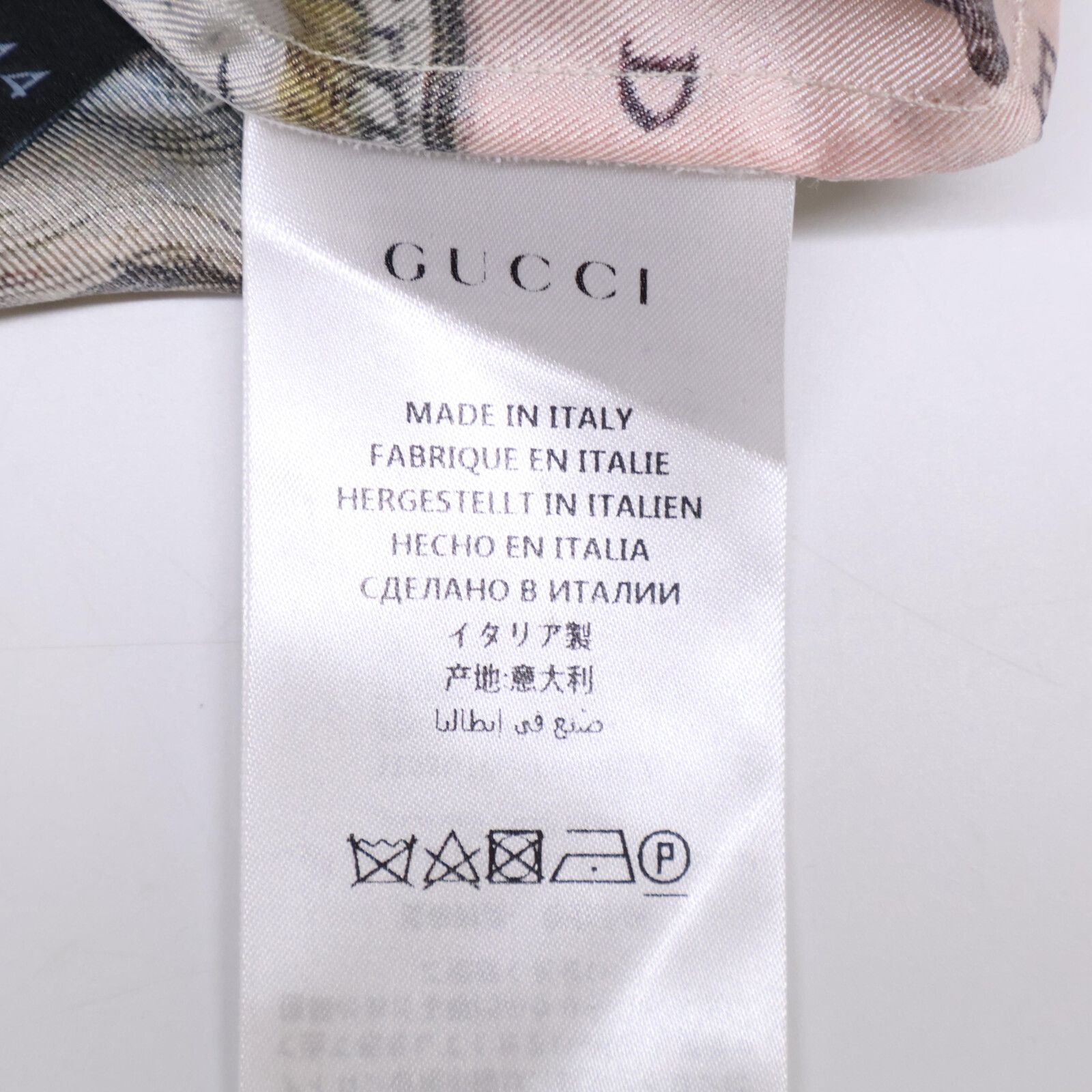 超美品 グッチ ボウタイ 総柄 パールGGロゴ ブラウス シルク シャツ 40 中古・古着通販】GUCCI (グッチ) シルクネックボウタイブラウス