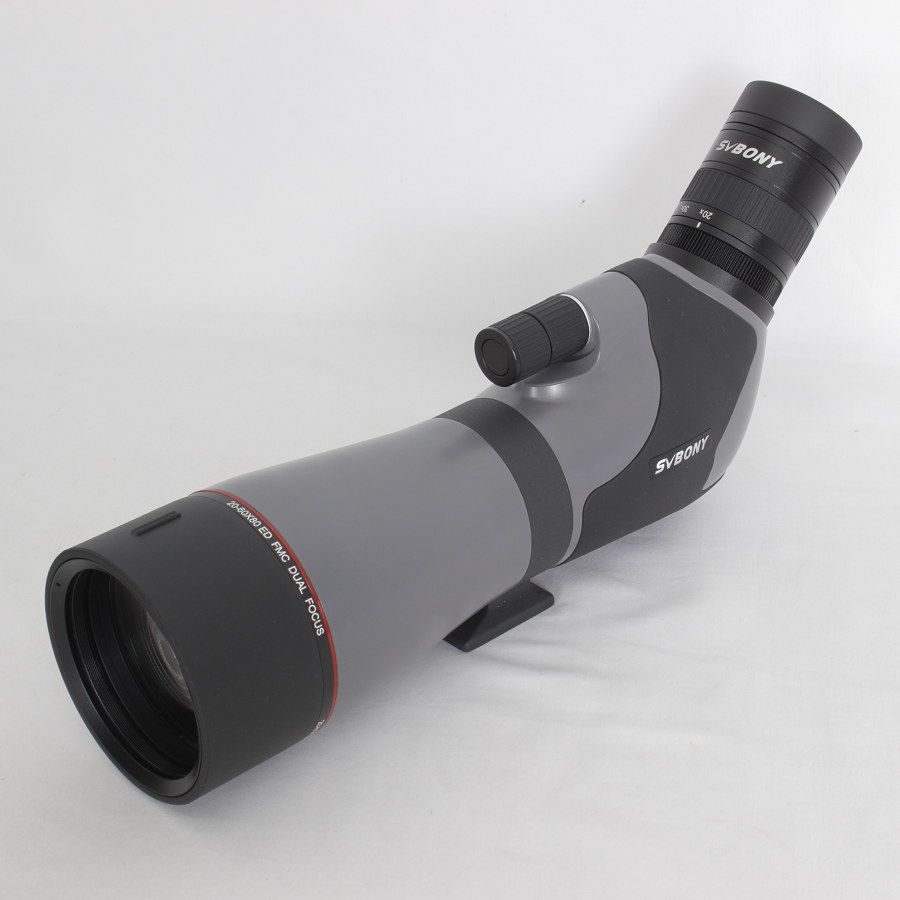 美品】SVBONY SV46P フィールドスコープ 三脚付き 20-60X80 ED FMC 