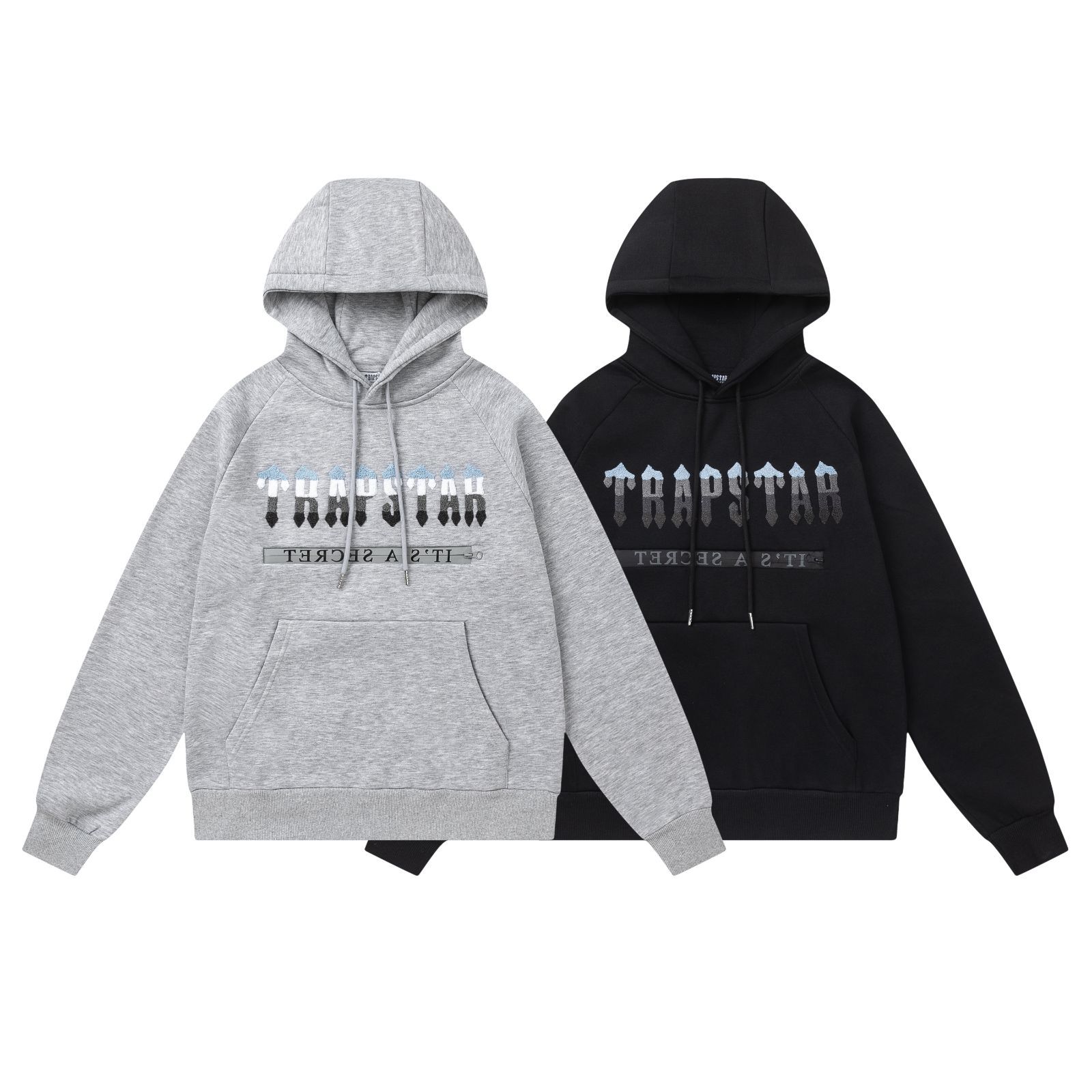 Trapstar トラップスター パーカーセットアップ Black Gray
