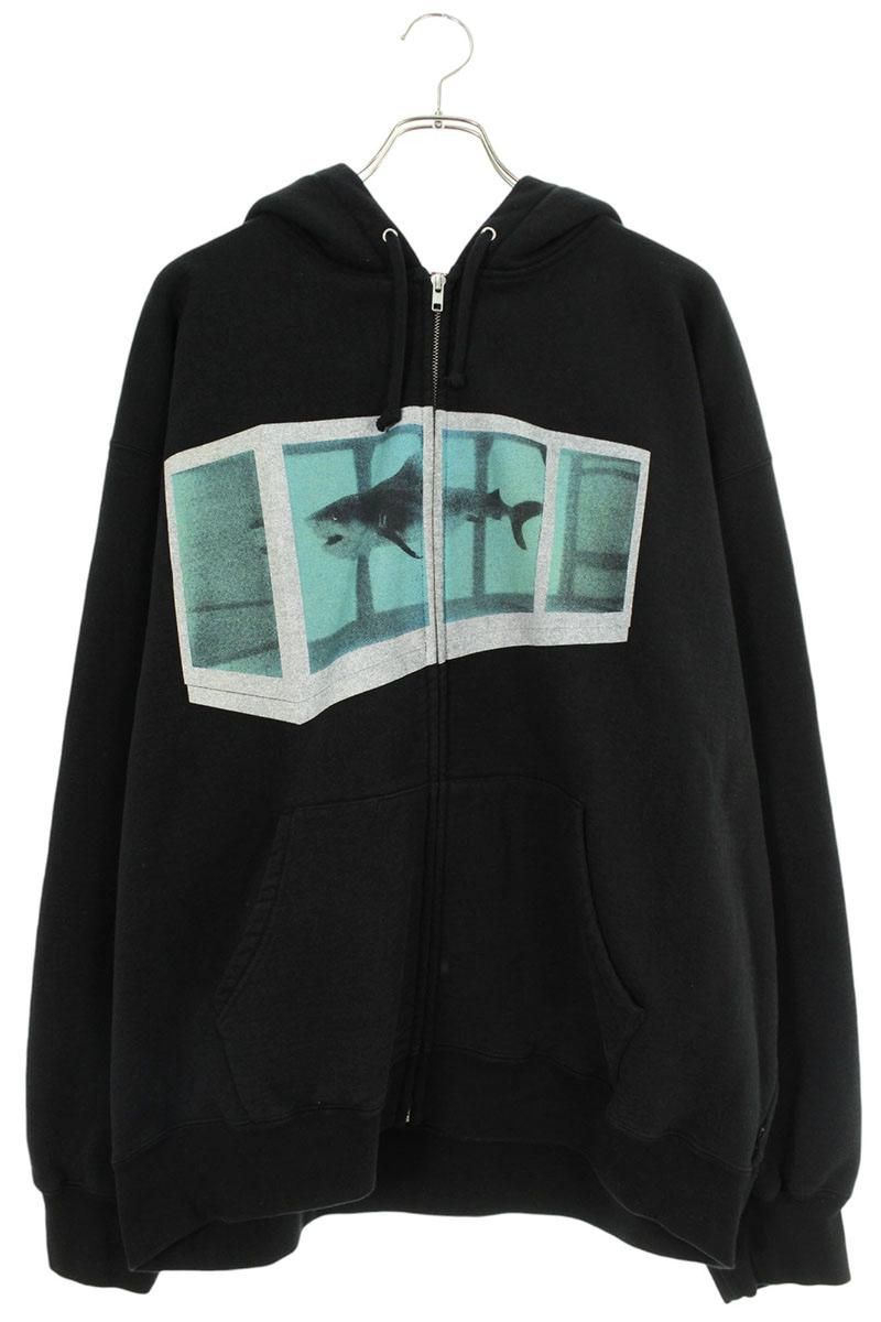 定価以下 Supreme Damien Hirst Zip Up Hooded Supreme Damien Hirst Zip Up Hooded Sweatshirt Black Men's
