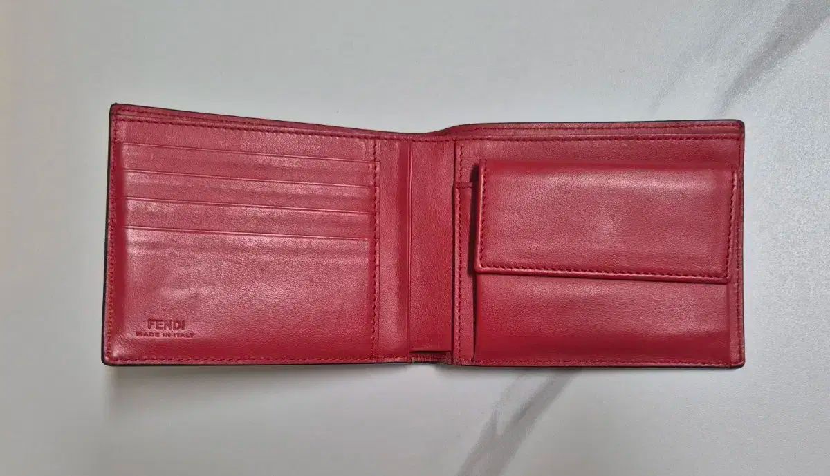 新品　正規品　フェンディ FENDI 長財布　モンスター　レッド　赤 FENDI(フェンディ) モンスター 二つ折り財布 - メルカリ