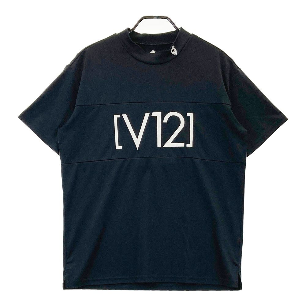 サイズ：L V12 ヴィトゥエルヴ モックネック半袖Tシャツ