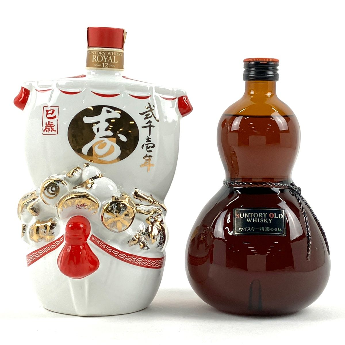 ○東京都発送限定○サントリー ローヤル12年 干支 巳 2001 箱付Y