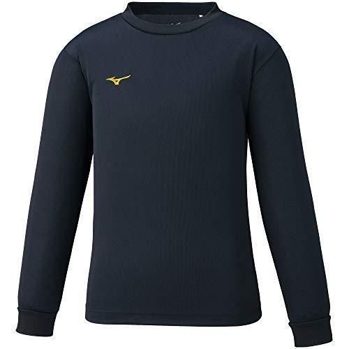 ミズノ(MIZUNO) 長袖Tシャツ ナビドライ 吸汗速乾 インナー 肌着 ジュニア キッズ 32MA1495 ブラック/ゴールド 150cm