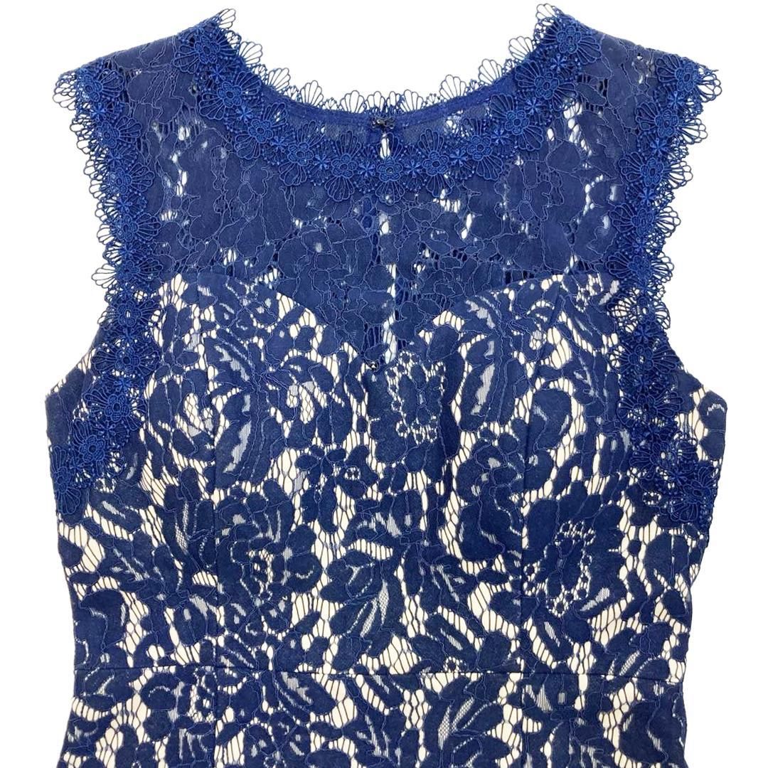 VANESSA HEART』(S) マーメイド 総レース ミディドレス Lサイズ