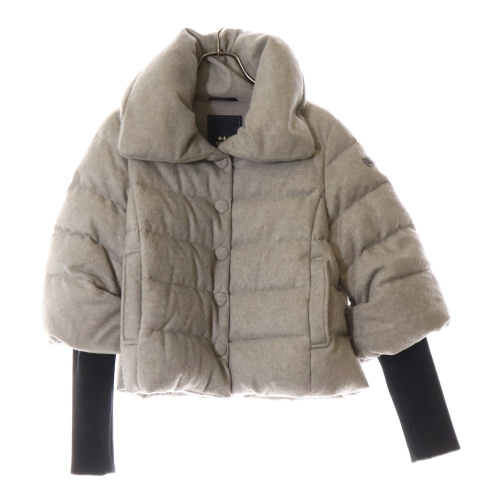 まーさん超美品TATRAS グレー ダウンジャケット TATRAS (タトラス) クロップド ショート丈 スナップボタン