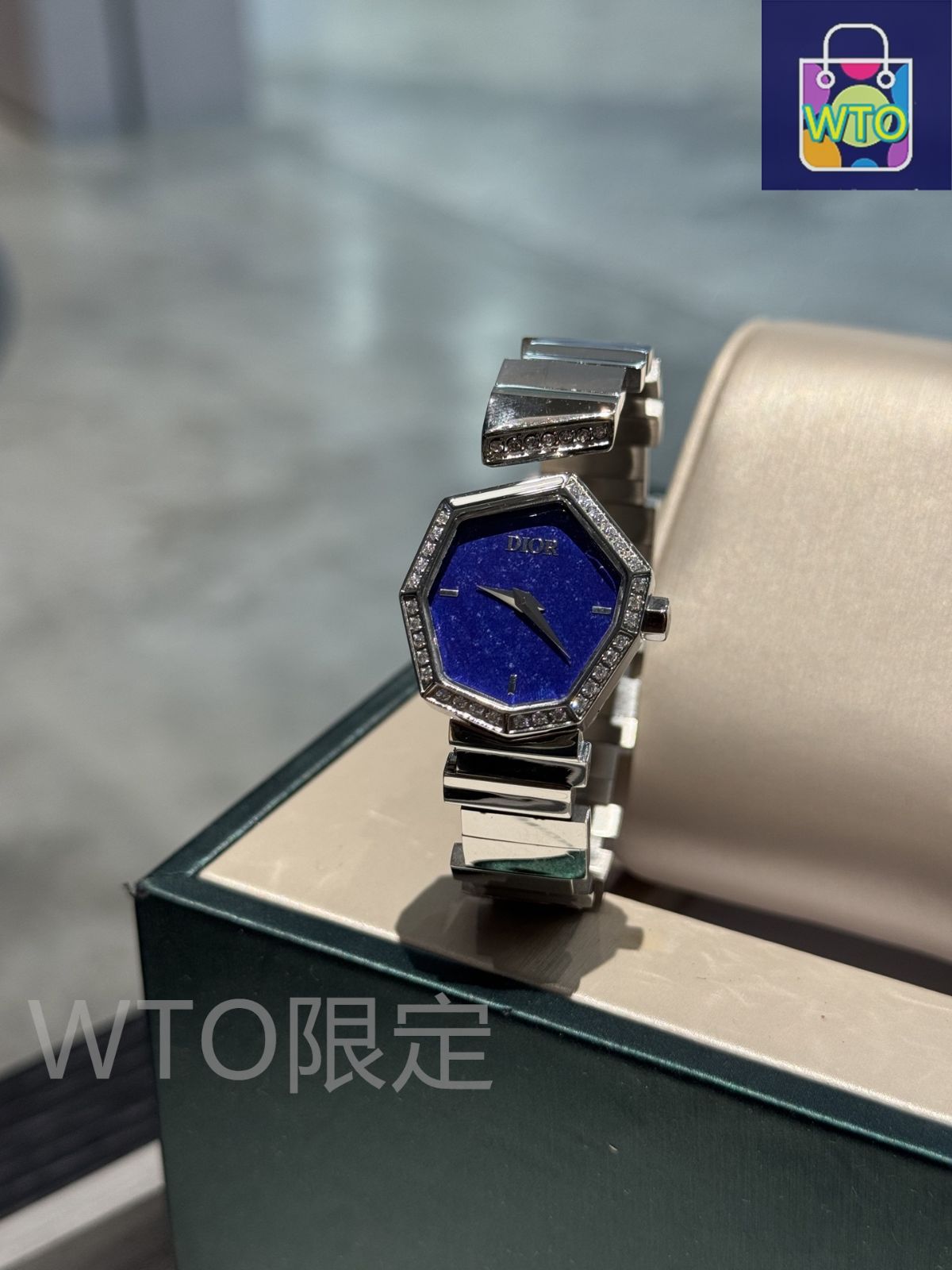今日特価】Dior ディオール GEM DIOR フルスチール ウォッチ