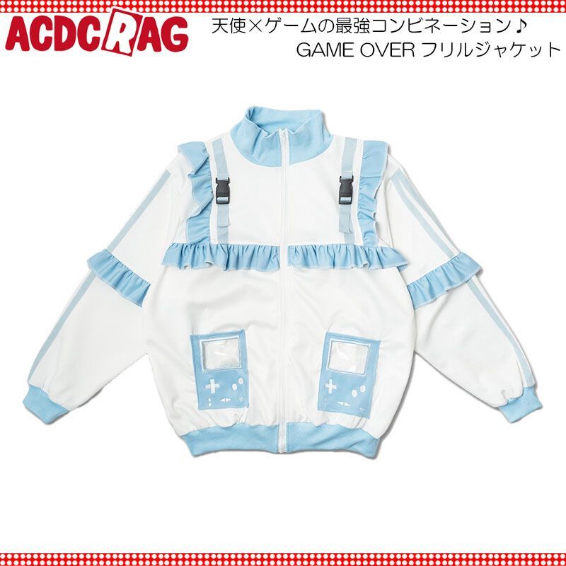 エーシーディーシーラグ] (半袖)GAME OVER フリルジャケット ACDC RAG