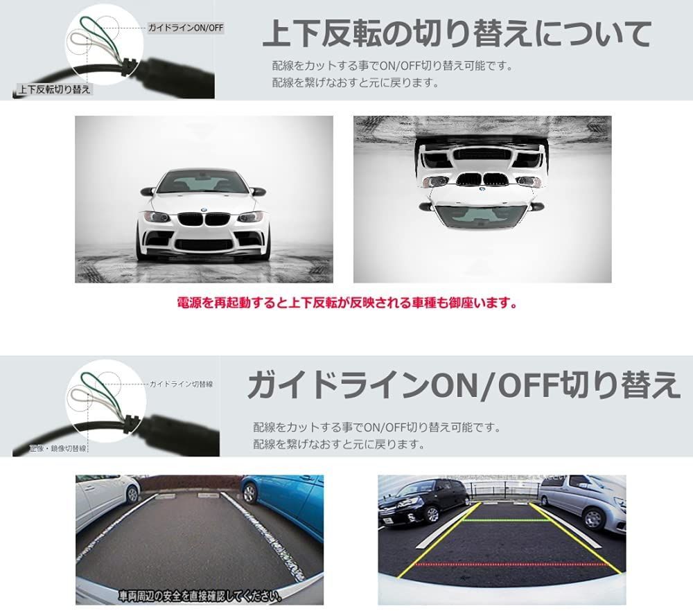 メルカリShops - バックカメラ 24v 後付け 汎用 車 超広角 バックモニター ナンバー 4ピン