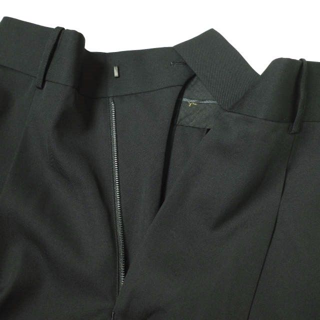 THE RERACS(ザ・リラクス)ストレートワイドスラックス ブラック