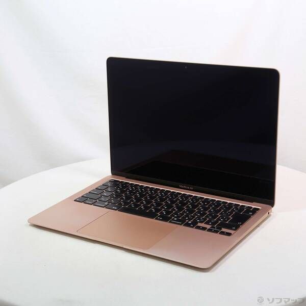  〔中古品〕 MacBook Air 13.3-inch Late-2020 MGND3J／A Apple M1 8コアCPU_7コアGPU 8GB SSD256GB ゴールド 〔14.7 Sonoma〕【344】 MacBook本体
