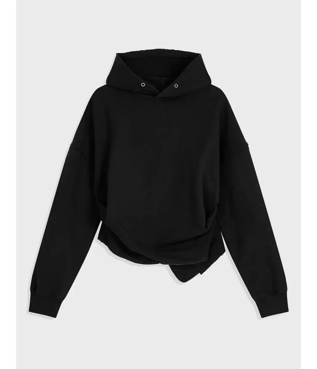 Open Yy Deconstructed Hoodie Black