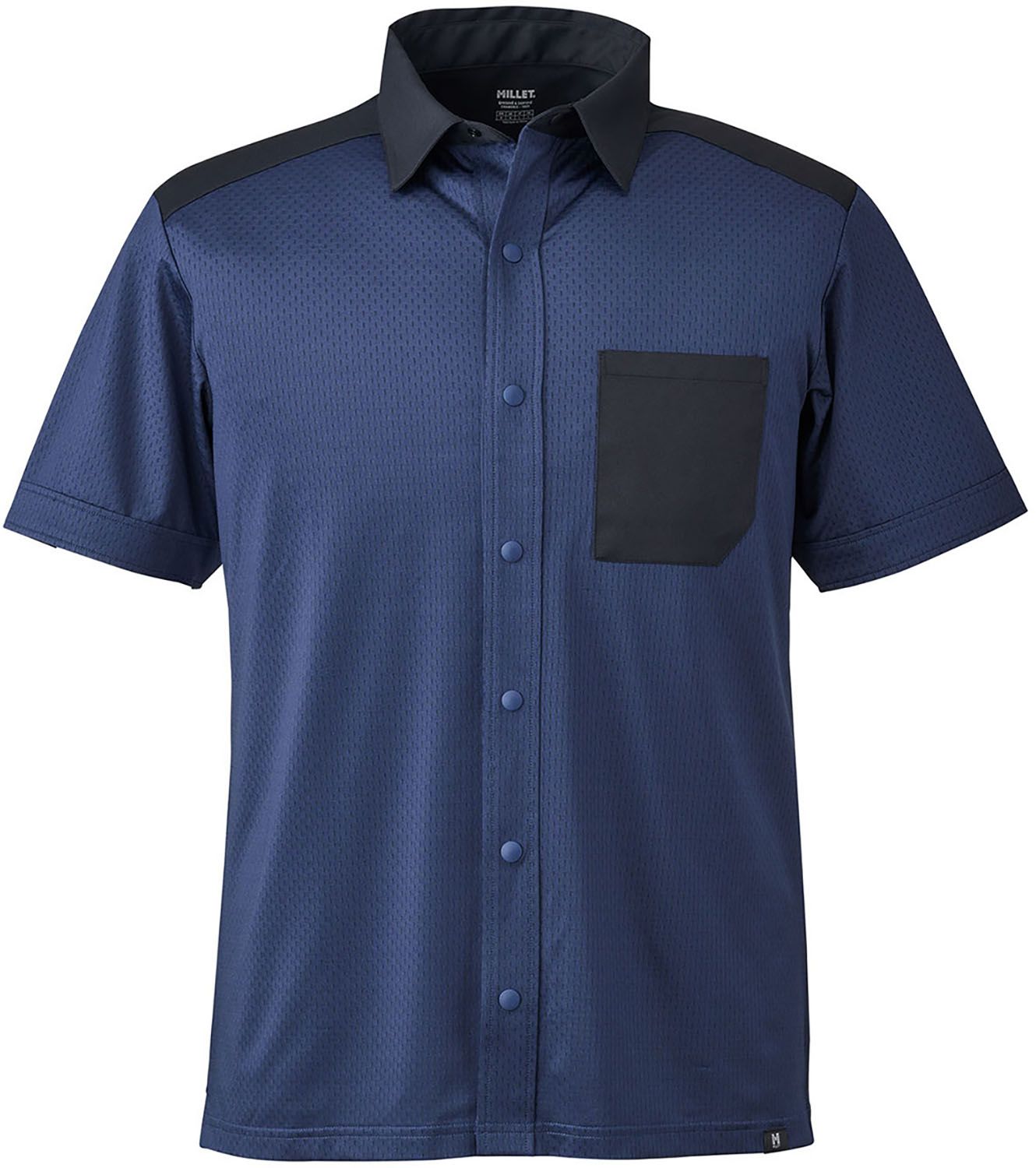 ミレー MILLET アウトドア ミドラー メッシュ シャツ MIV02066 N7317 SAPHIR