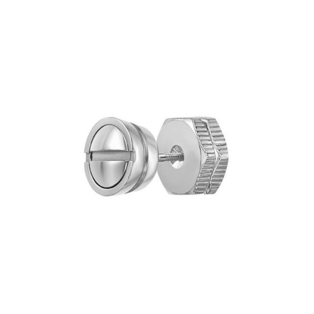 送料無料 リンクス メンズ ピアス イヤリング アクセサリー LYNX Men s Stainless Steel Screw Head Stud - Single Earring Stainless