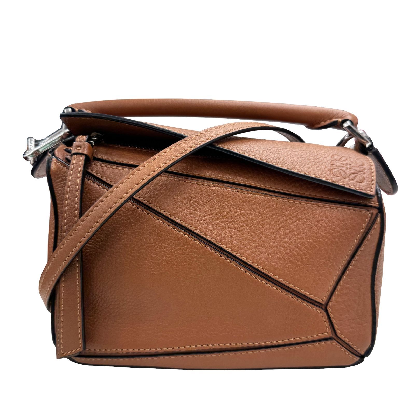 中古】LOEWE ロエベ パズルバッグ パズル ミニ ショルダーバッグ