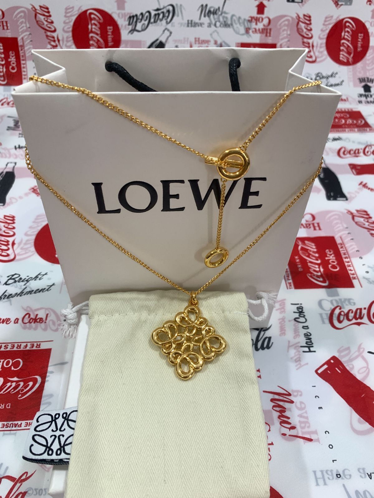 おしゃれ☆【LOEWE】ロエベ  ペンダント ネックレス スモール♡ゴールド