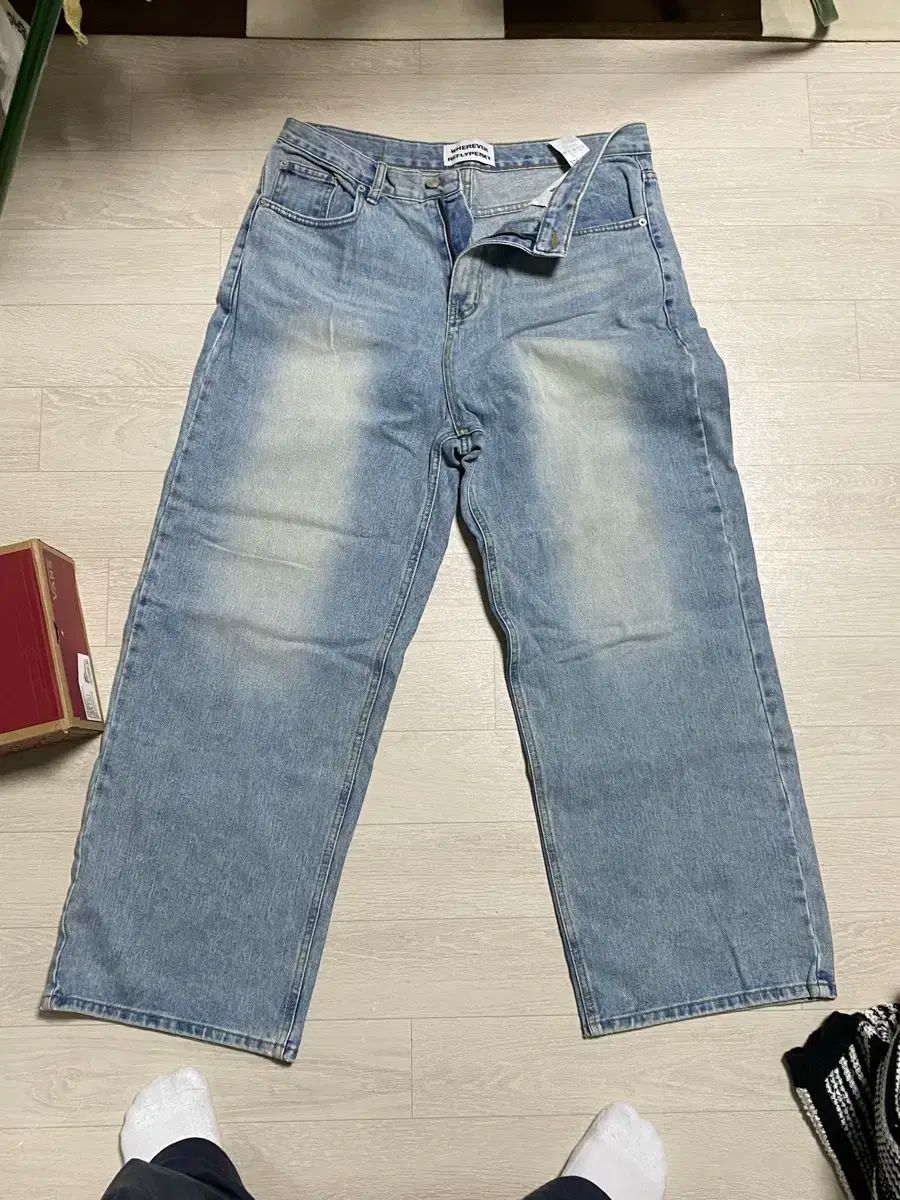 BIG BOY ライトブルーデニム ワイドレッグ BigBoyライトブルーデニム