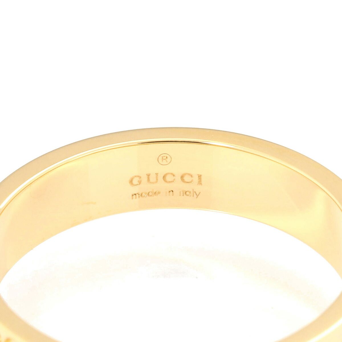 グッチ ジージー アイコン リング 指輪 K18 10号 GUCCI 中古  