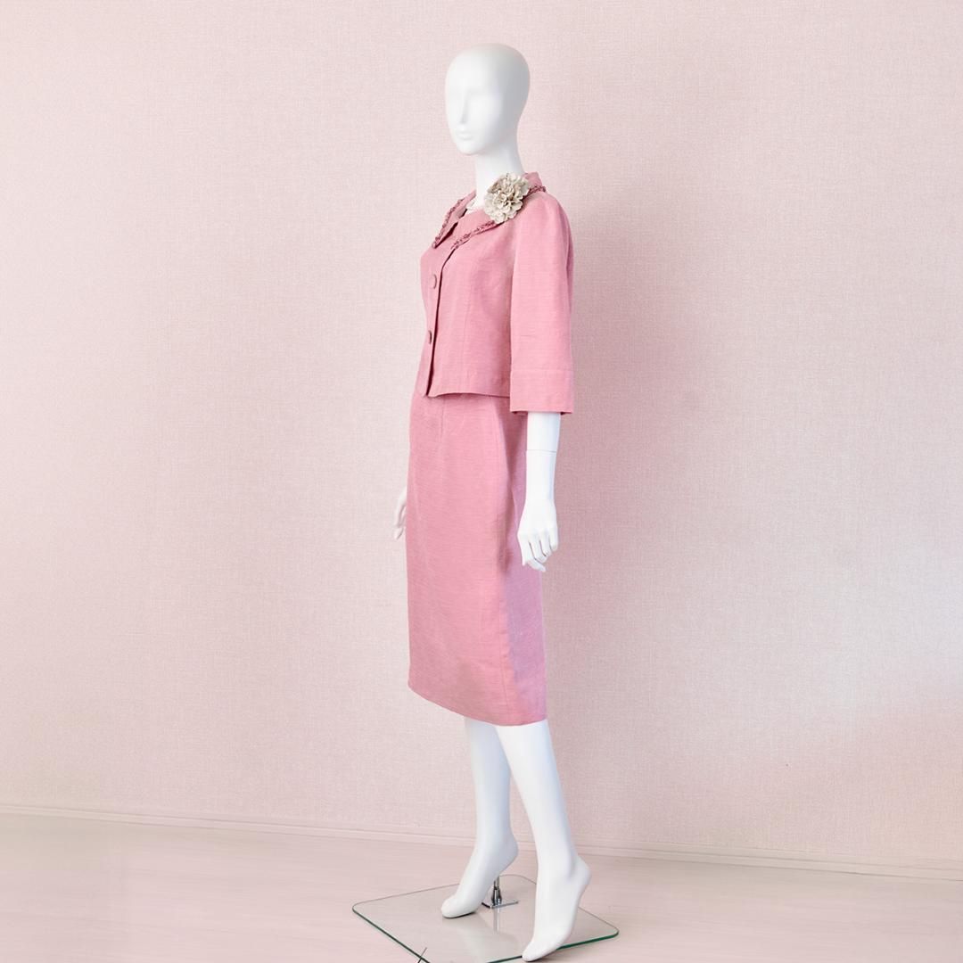 当店商品は100％品質保証！ ◎当日発送 ユキトリイ セレモニー 9号 ピンク シルク混 フェミニン 最終値下げ！