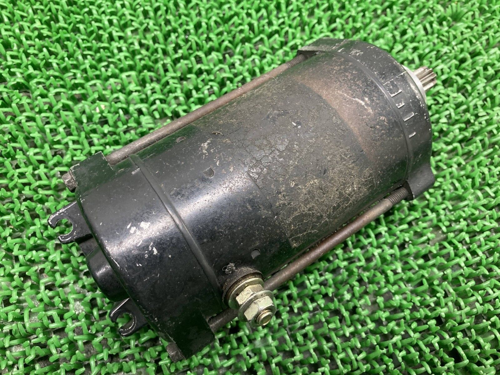 バルカン400 セルモーター SM-13 カワサキ 純正 バイク 部品 VN400A VULCAN スターターモーター 機能的問題なし 品 fO