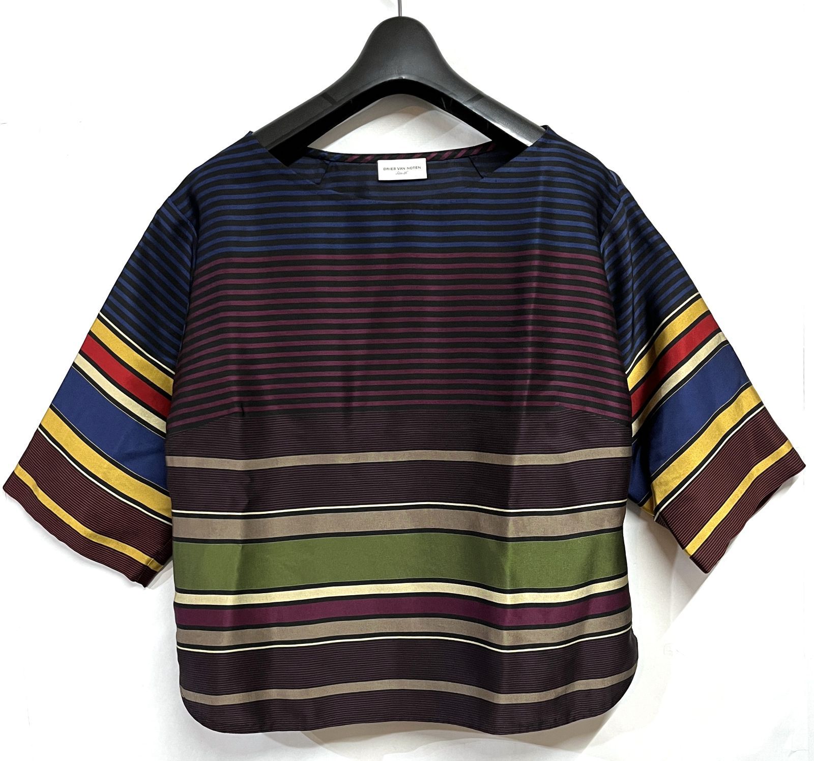 DRIES VAN NOTEN｜ドリスヴァンノッテン マルチ ボーダー プルオーバー ブラウス