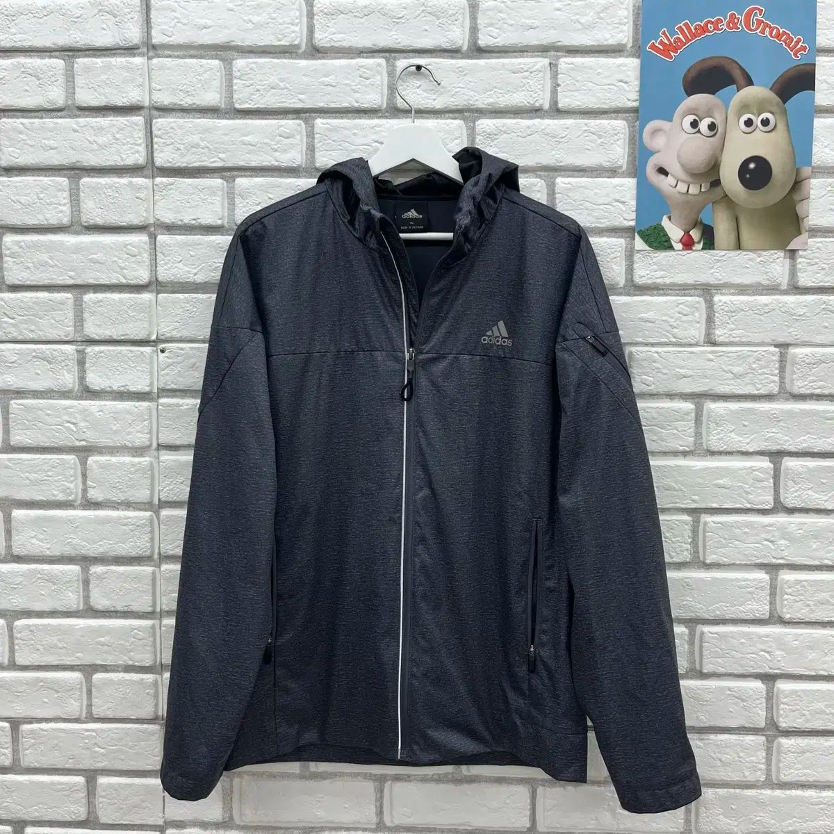 アディダス ハイブリッド テック フードジャケット - XL 105