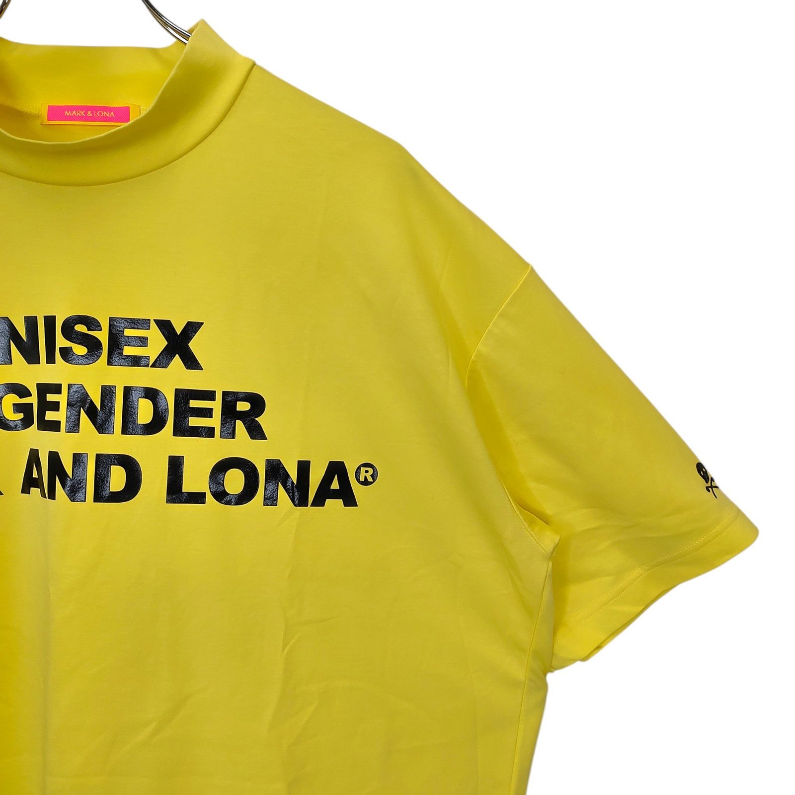 メンズ ゴルフ MARK&LONAマークアンドロナ半袖モックネックシャツ XL