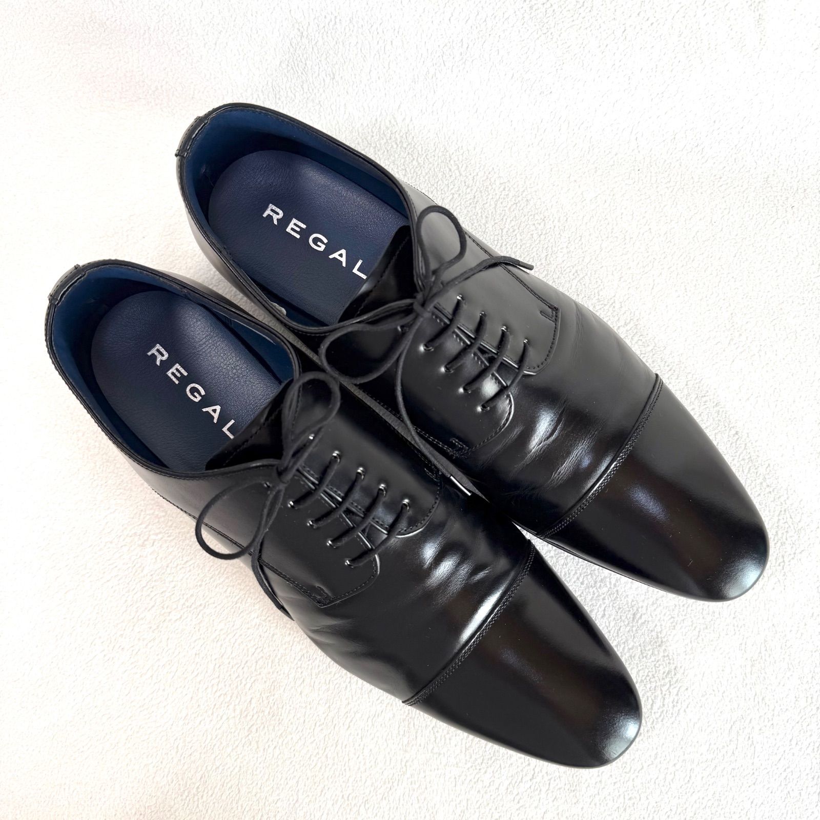 極美品✨リーガル 25GR ストレートチップ レザー ブラック 25.5 日本製