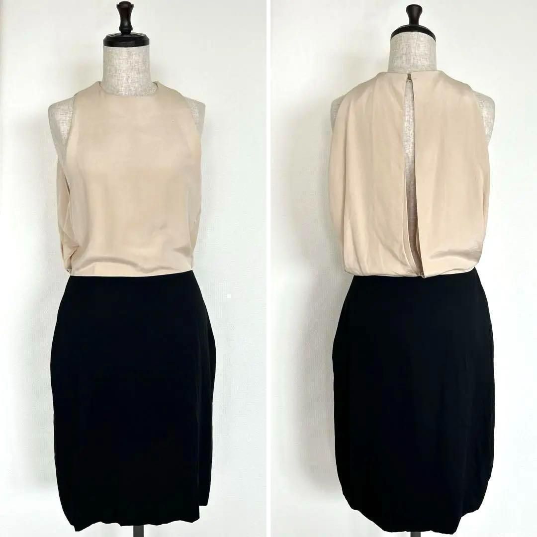 CELINE フィービー期 シルク バイカラー ワンピース 定価約20万