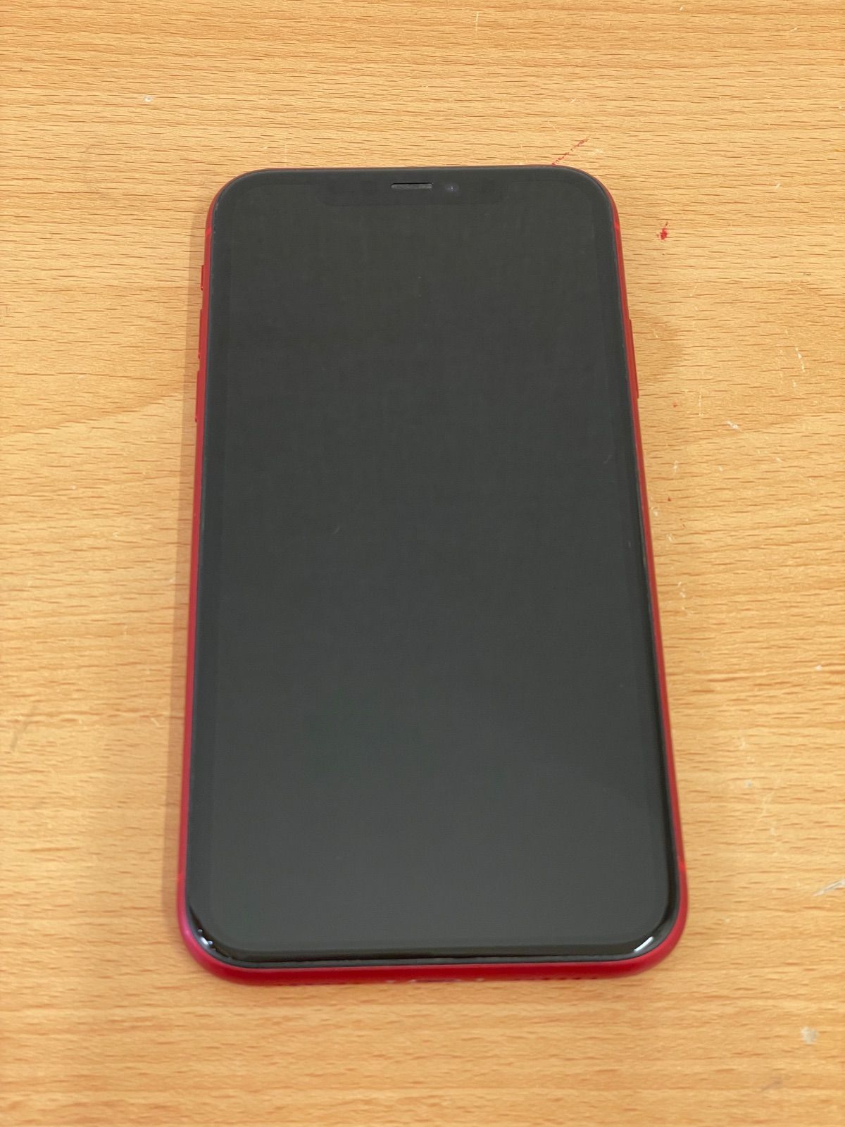 □Apple アップル MWLY2J/A iPhone11 64GB レッド バッテリー残量89