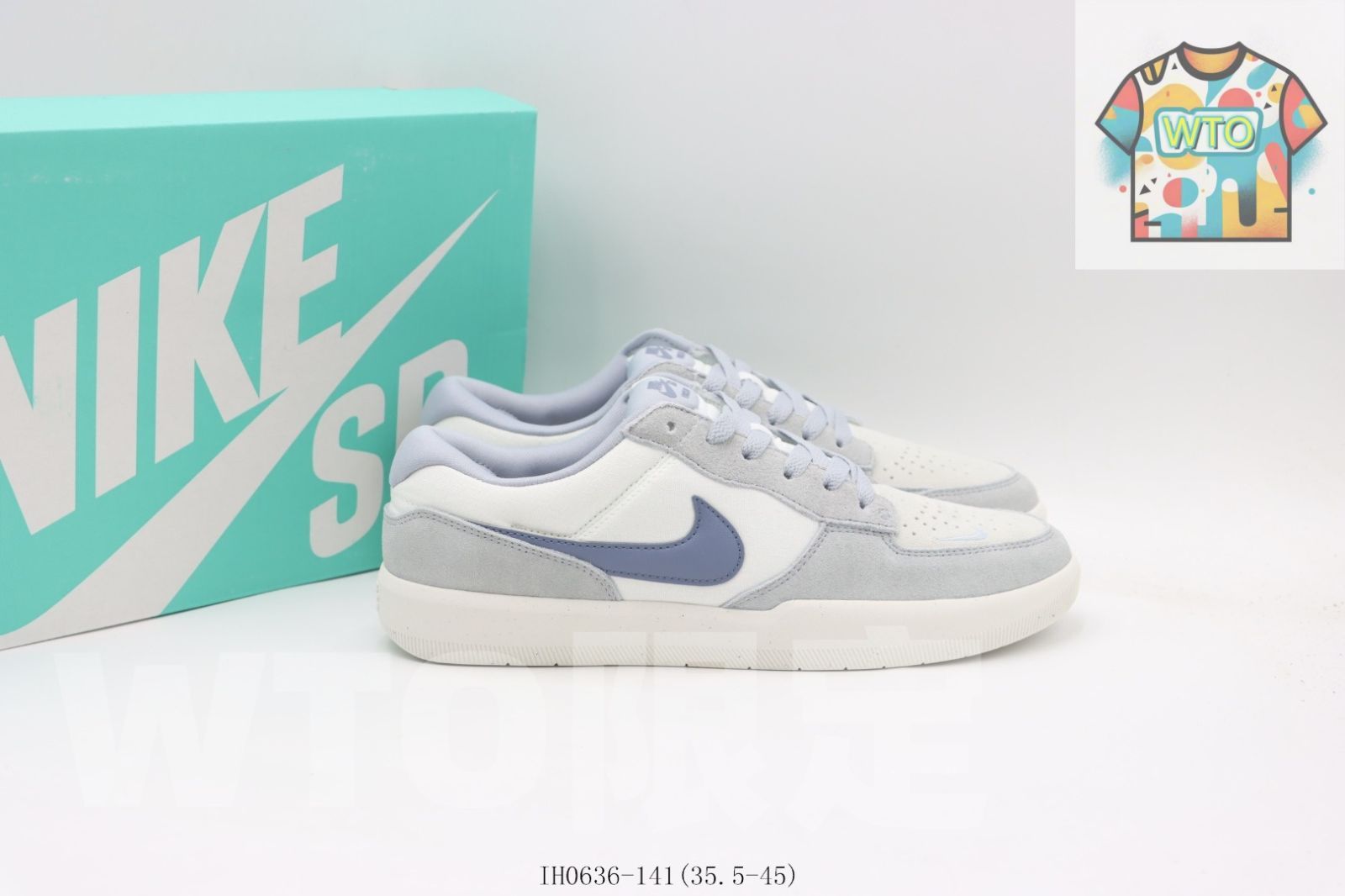 今日WTO】Nike ナイキ スケートシューズ ホワイトブルー IH0636