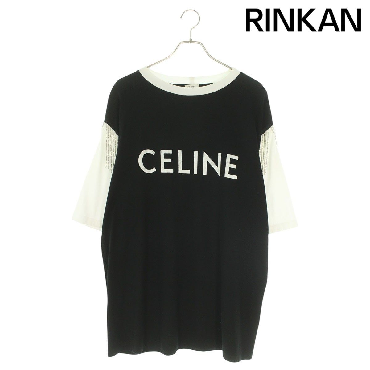 【CELINE】HOMME ロゴプリント コットン ジャージー Tシャツ CELINE HOMME コットンジャージー Tシャツ ロゴプリント入り