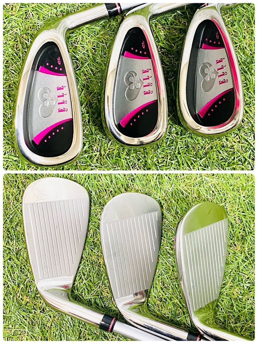 良品】初心者推奨 ブリヂストン エリー レディースゴルフセット 7本 L