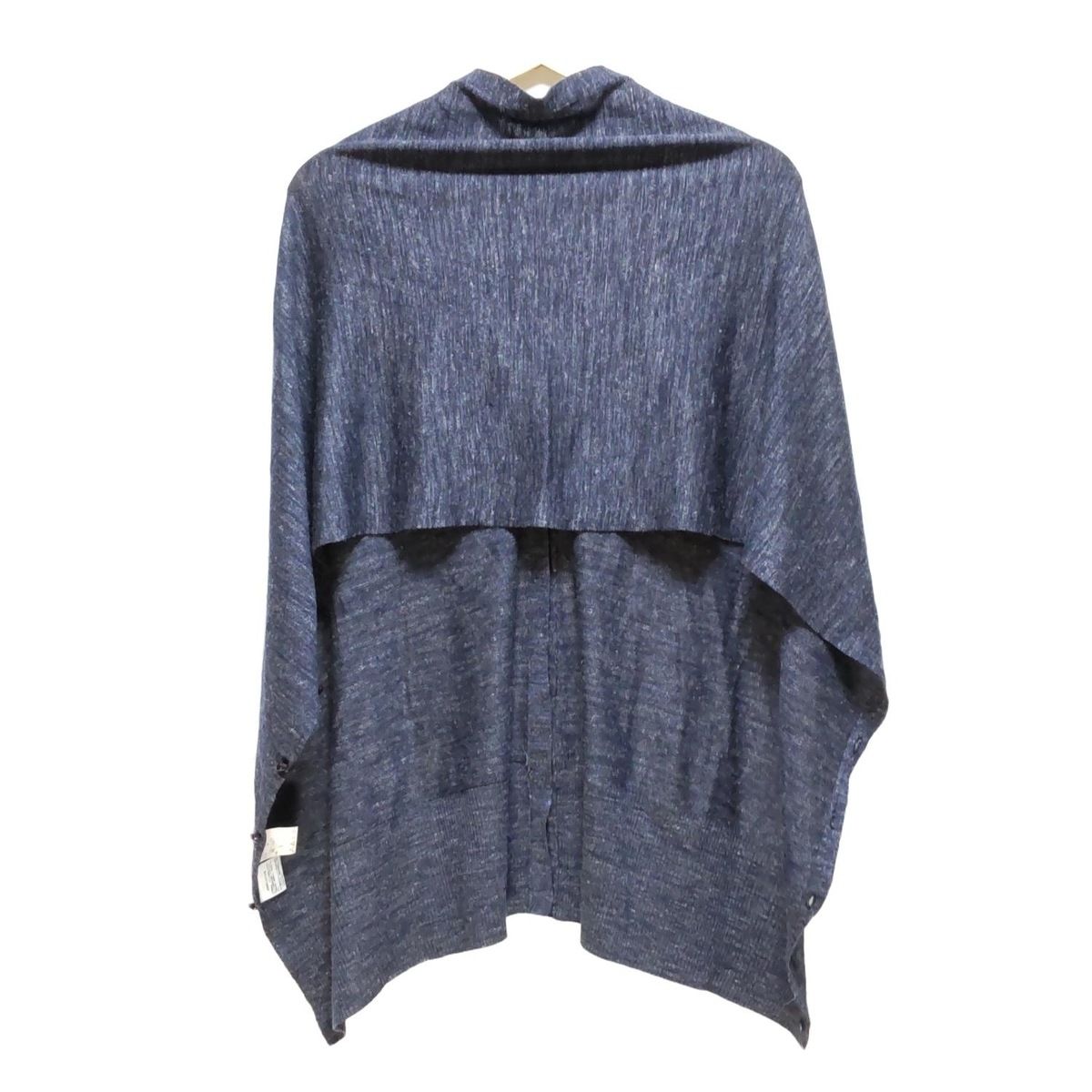 VIVIENNE TAM ヴィヴィアンタム ポンチョ サイズ0 XS レディース - パープル×アイボリー ニット 秋