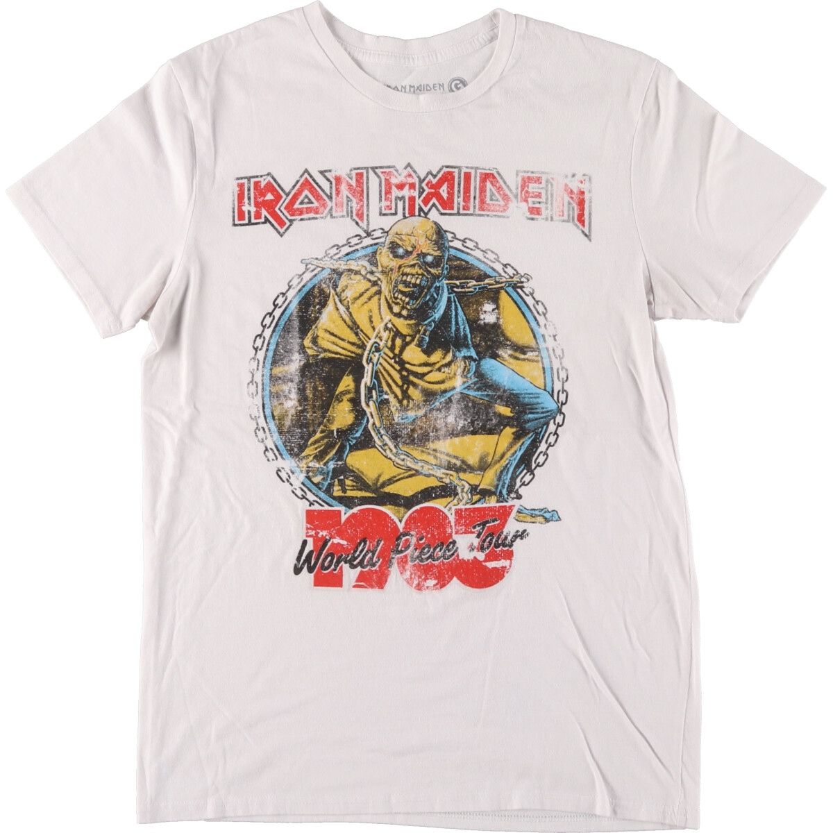 古着 IRON MAIDEN アイアンメイデン バンドTシャツ バンT メンズM相当/eaa477023