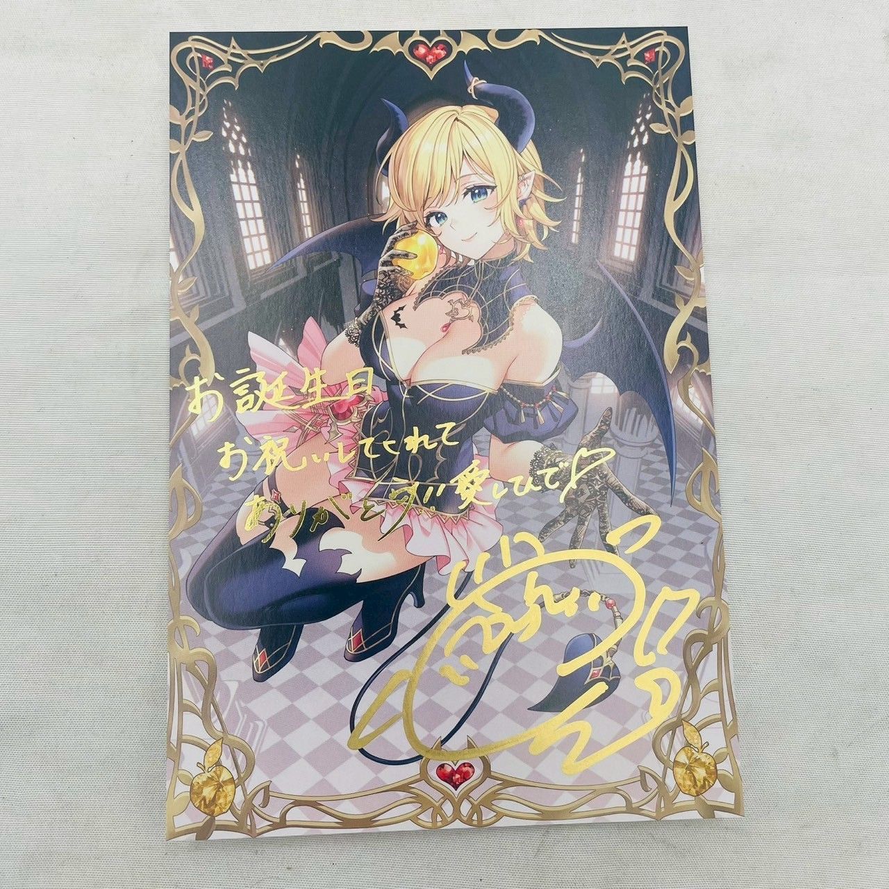 ❗️✨激レア✨❗️】癒月ちょこ 誕生日記念ポストカード3枚セット＋