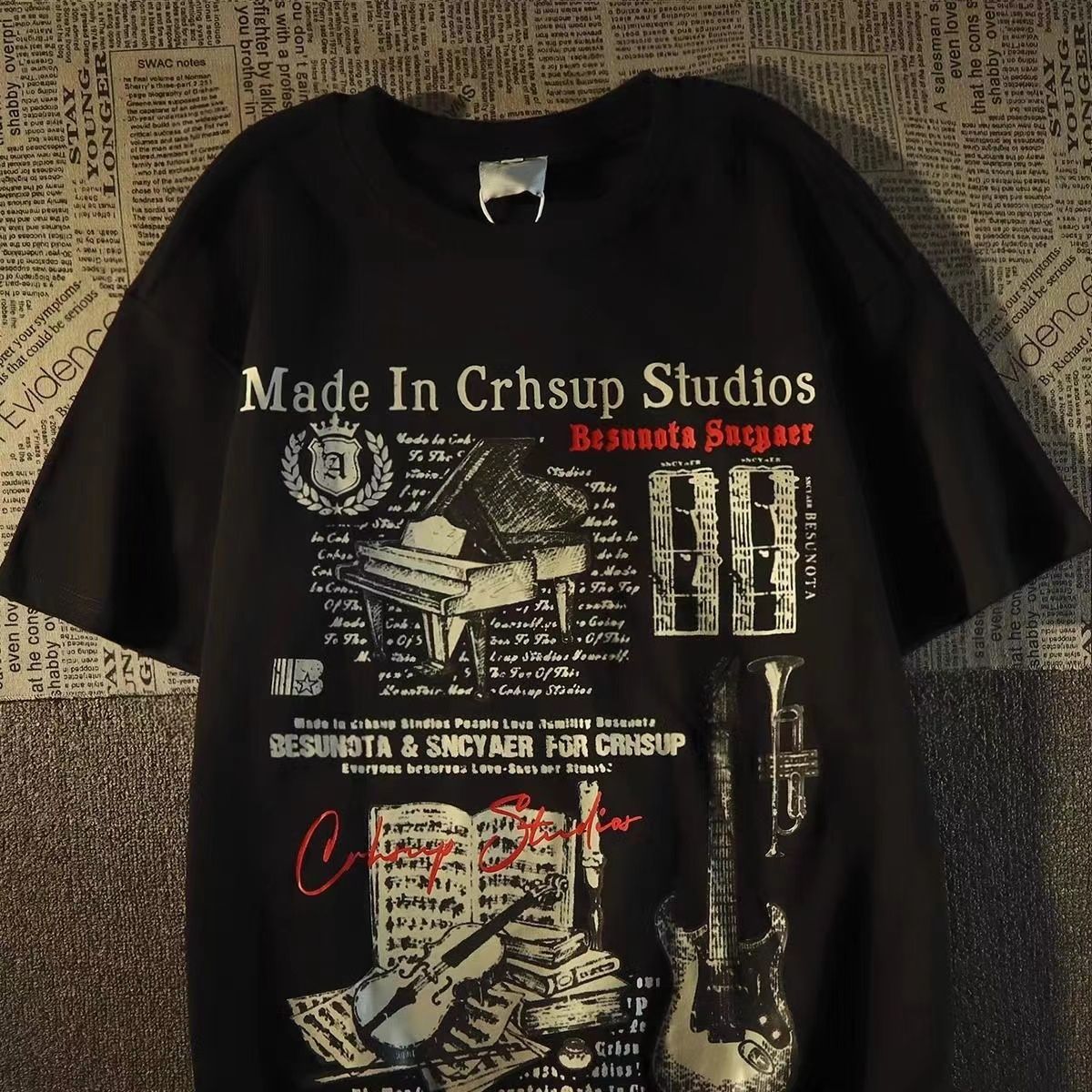 夏のTシャツ  ファッション  Tシャツ 半袖 oversize ブラック 人気  グレー コットン M-2XL デザイン  男女兼用