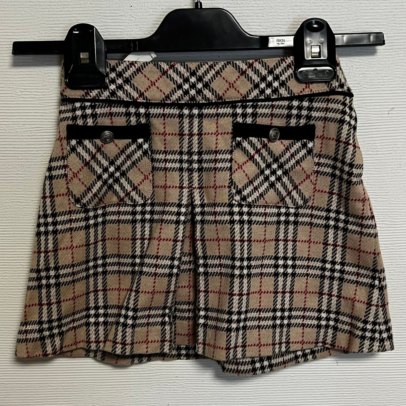 古着 BURBERRY LONDON バーバリーロンドン キッズ 女の子 コットン スカート バーバリーチェック ウエストゴム入り 120Aサイズ  入園式 卒園式 発表会 春秋冬 - メルカリ