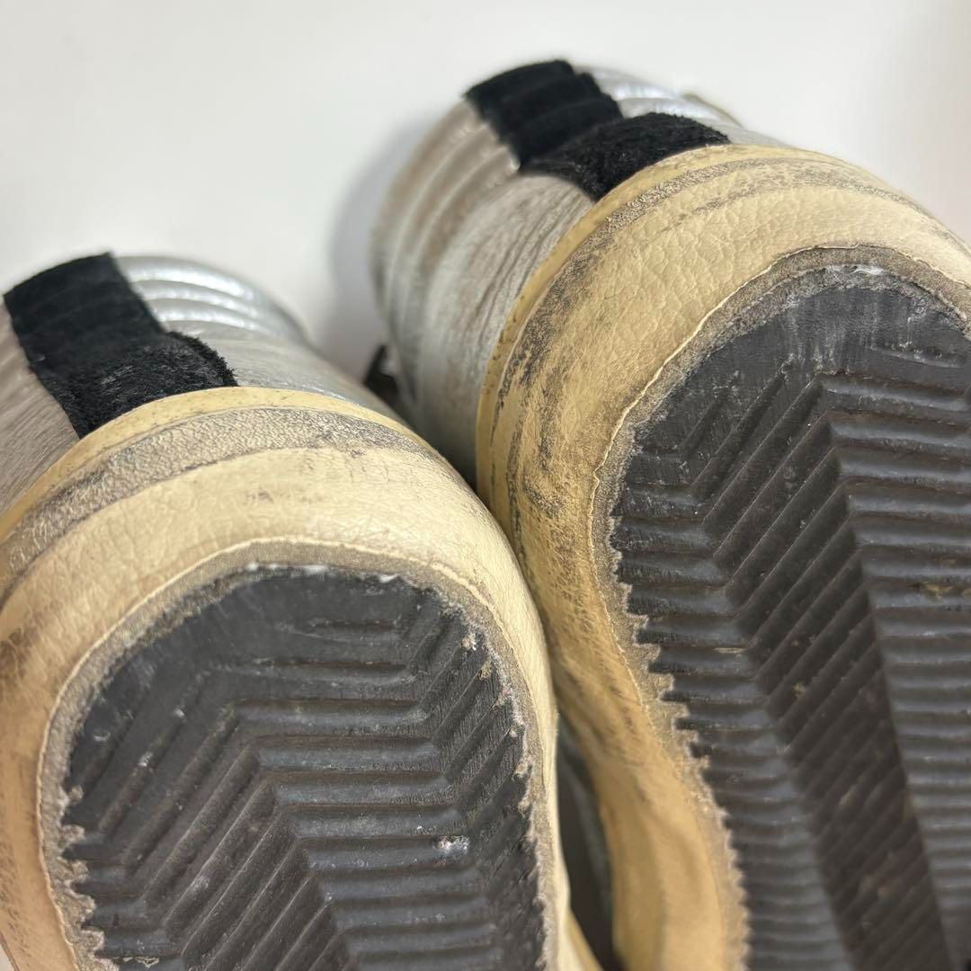  GOLDEN GOOSE ゴールデングース ハイカット スニーカー SLIDE シルバー スター 35 スニーカー 靴