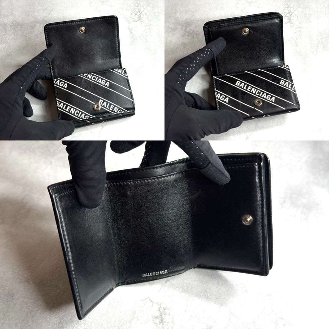 【美品BALENCIAGA バレンシアガ / エブリデイミニウォレット 限定格安 BALENCIAGA バレンシアガ / エブリデイミニウォレット 三つ折り