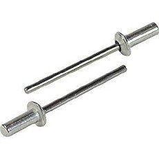 リベット径 mm 4.8_かしめ板厚 mm 19.1~22.3 ロブテックス ブラインドリベットラージフランジ 500本入 アルミ|スティール6-14 NSA614LF