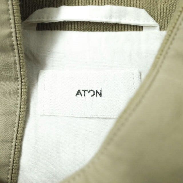 ATON エイトン 22SS 日本製 GIZA WEATHER HARRINGTON JACKET ギザ