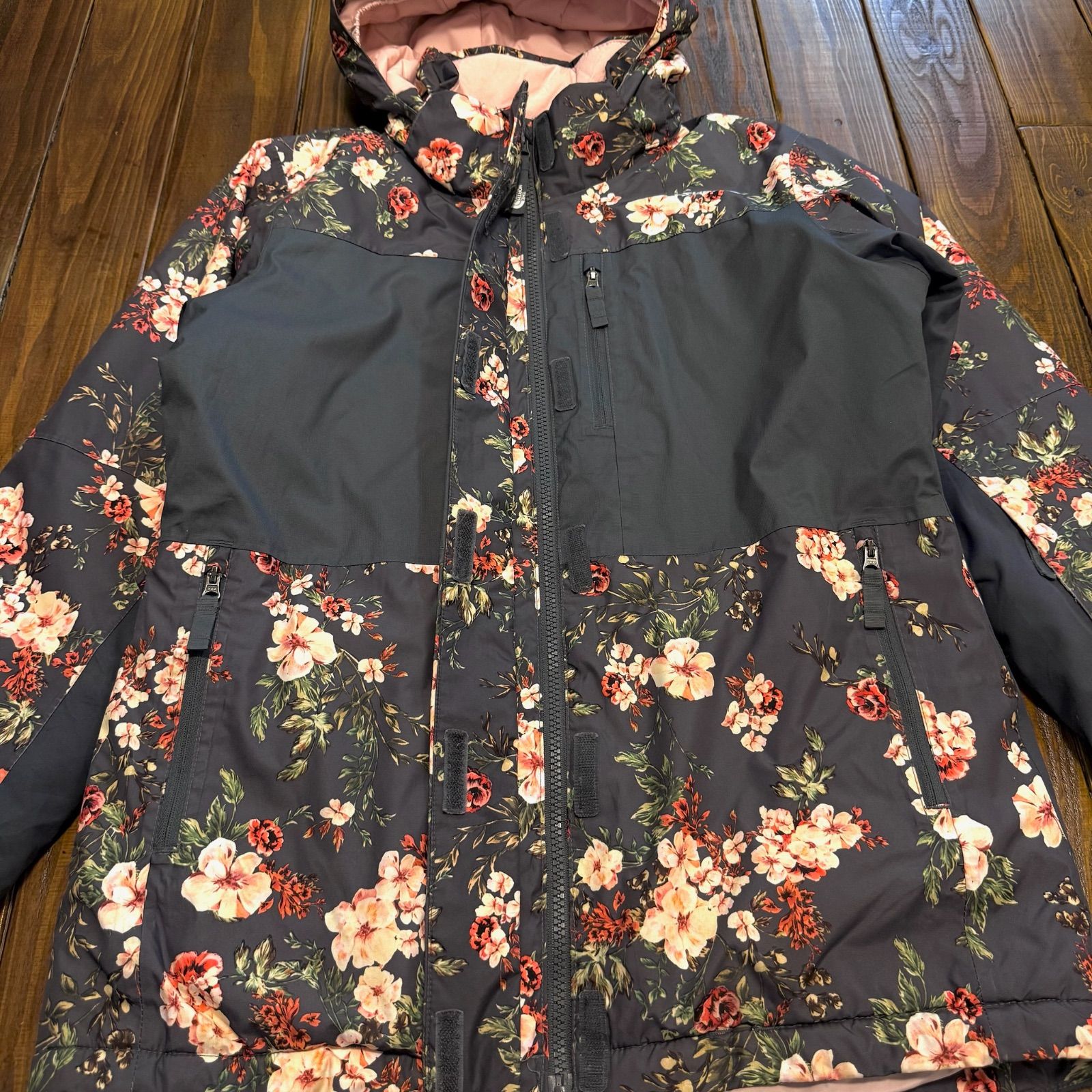 花柄中綿ジャケット Lサイズ