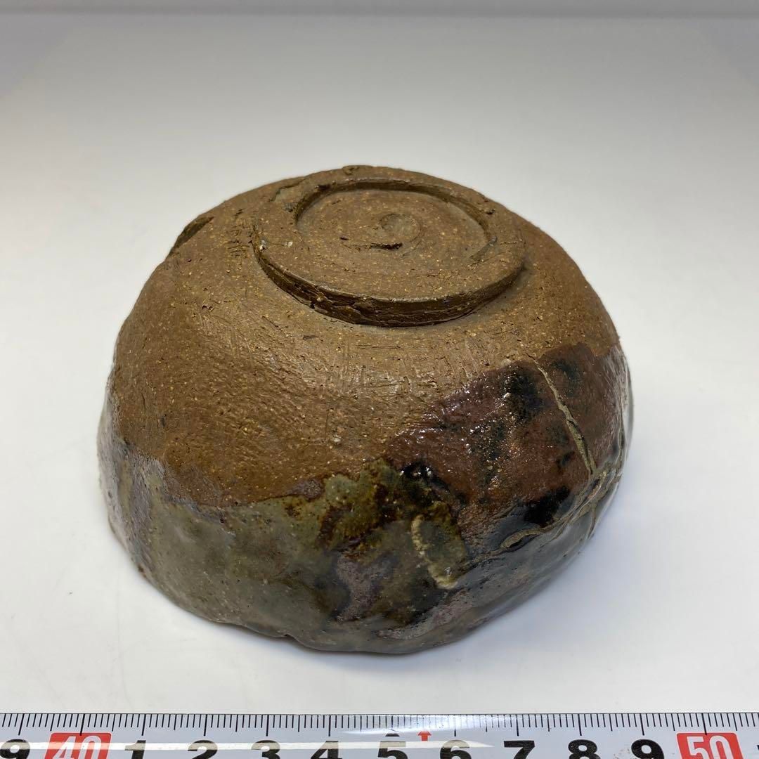 常滑焼　名工　滝田椿渓　茶碗　木箱付　横幅約11㎝　東Y6-0705② 常滑焼 名工 滝田椿渓 茶碗 木箱付 横幅約11㎝ 東Y6-0705②