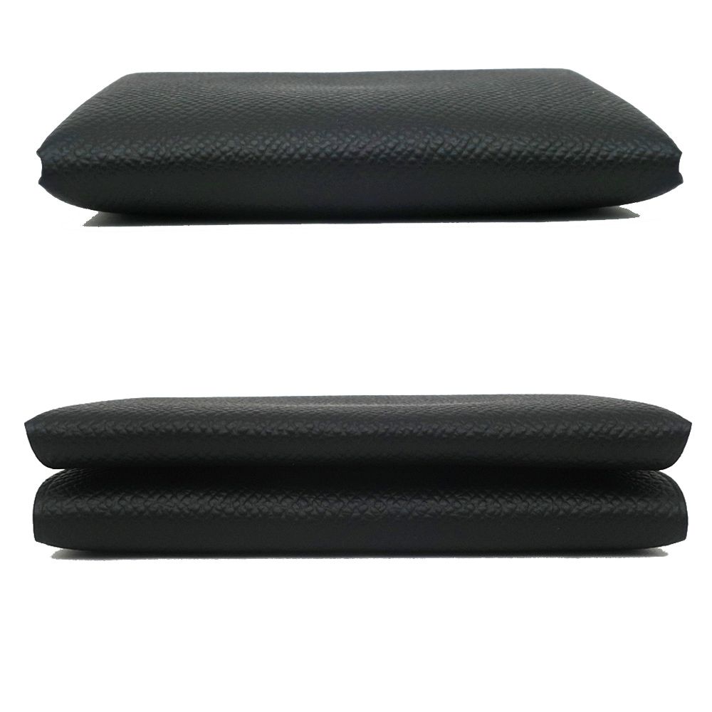 名東】エルメス カルヴィデュオ ブラック コインケース付カード