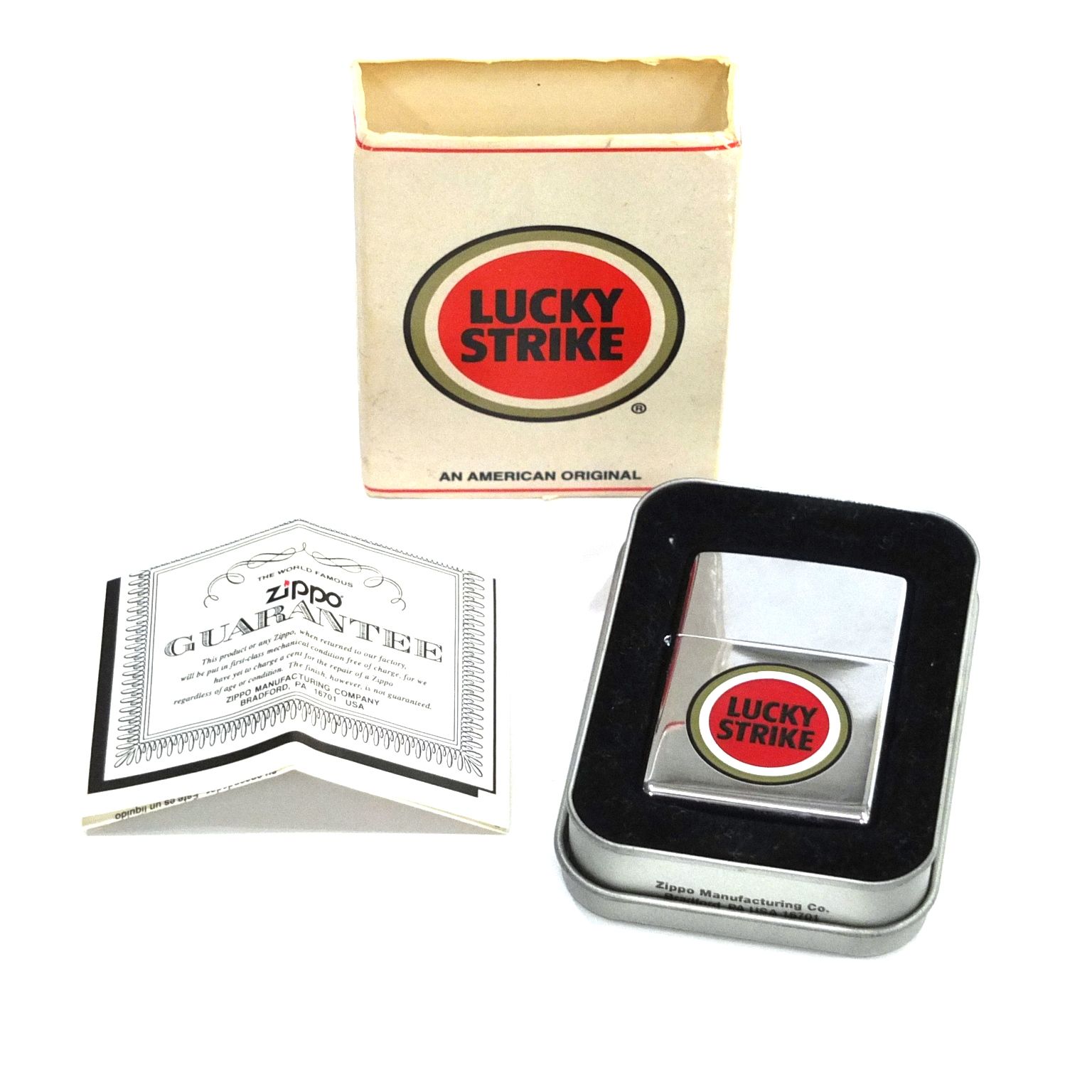 zippo ラッキーストライク LUCKY STRIKE オイルライター USA製ジッポ