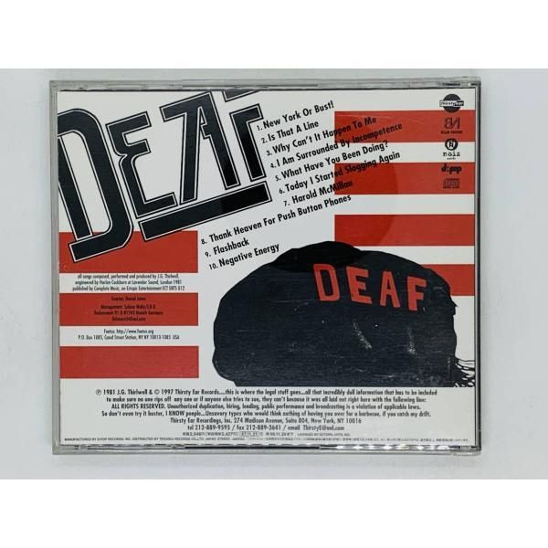 CD FOETUS (ジム・フィータス) デフ / DEAF!! YOU'VE GOT ON YOUR BREATH / New York Or  Bust! Is That A Line 激レア X16 - メルカリ