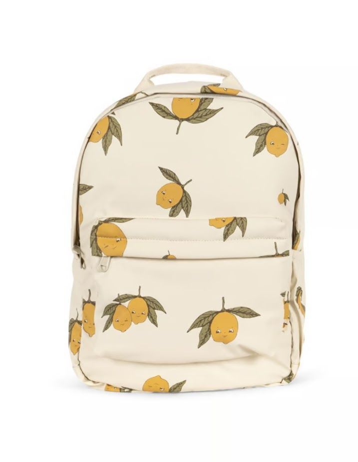 KONGESSOEJD KONGES SLØJD RAINY KIDS BACKPACK MIDI レモン コンゲススロイド リュック バックパック キッズリュック 北欧デザイン 登園バッグ 入園準備 出産祝い ギフト